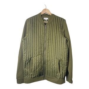 The Rails Mens Jacket Quilted Puffer Military Olive Green Size XL